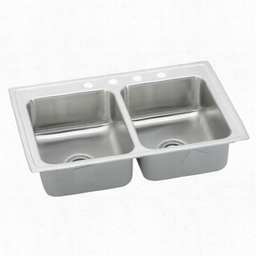 Elkay Lr3321 Lustertone Double Bowl Sink (33"" X 21.25"")