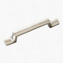 Hickory  Hardware P3113-14 Rotterdam 3"" Pull In Bright Nickel