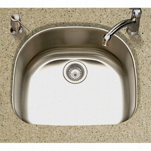 Houzer Ms-2409-1 Medallion Designer Undermount Spotless Steel (single Bowl) Dig