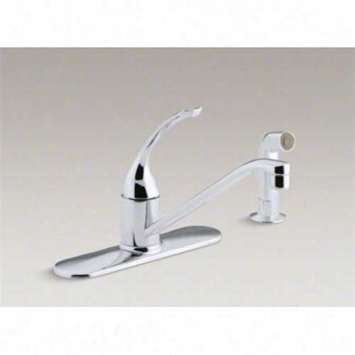 Kohler K-15172-fl Coralais 2 H Oels Kitchen Faucet With 10"" Spout An Dloop Hadnle