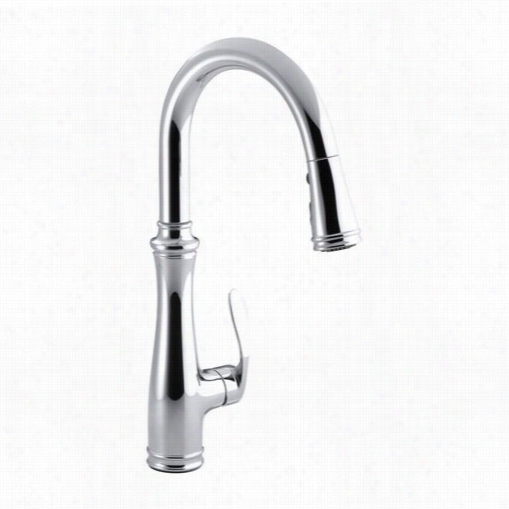 Kohler K-560 Bellera Pull Down Kitchen Faucet With Multi Function