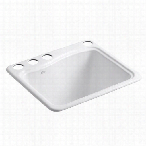 Kohler K-6657-4u River Falls 4 Hole Undercounter Sink