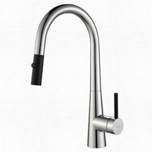 Kraus Kpf-2720ch Crespo Single Lever Pull Down Kitchen Faucet