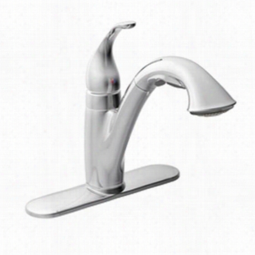 Moen 7545 Camerist 1 Handle Kitchen Faucet With Pullout Spout