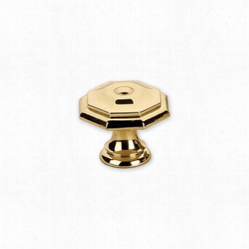 Omnia 9145/30 -13/16"" Solid Brass Kno B