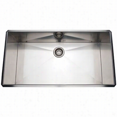 Rohl Rss3618sb 36"&qout; X 18"" X 10"" Single Bowl Kitchen Sink In Brushed Stainless Steel