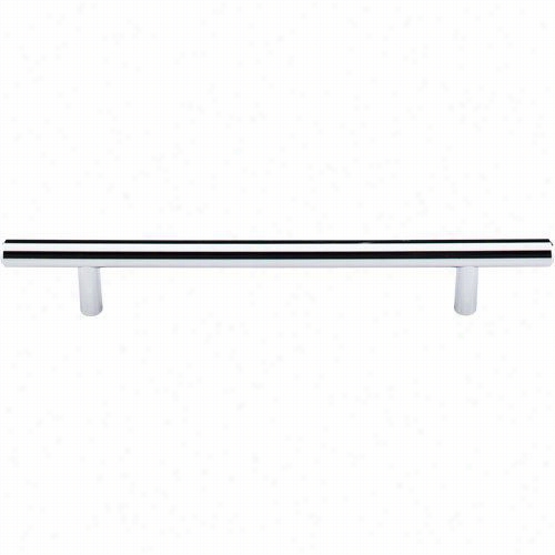 Top Knobs M1859pc Holewell 6-5/16"&qut; Cc Round Post Bar Pull In Polished Chrome