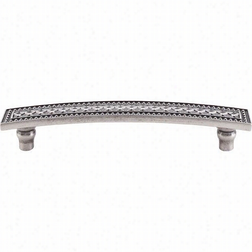 Top Knobs Tk176pta Trevi 5"" Cc Pull In Pewter Antique