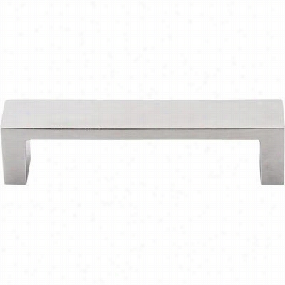 Top Knobs Tk250ss Modern Metro 3-3/4"" Cc Pull In Brushed Stainless Steel