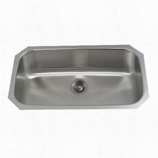 Whii Tehaus Wcus-2918rec New England Redtagnular Stainlses Steel Undermount Sink