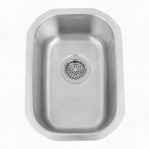 Barclay Psssb2058-ss Ra Vena 13quot;" Oblong Prep Sink In Stainless Steel