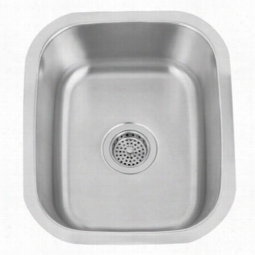 Barclay Psssb2080-ss Talleen 18"" Rectangular Prep Sink In Stainless Armor