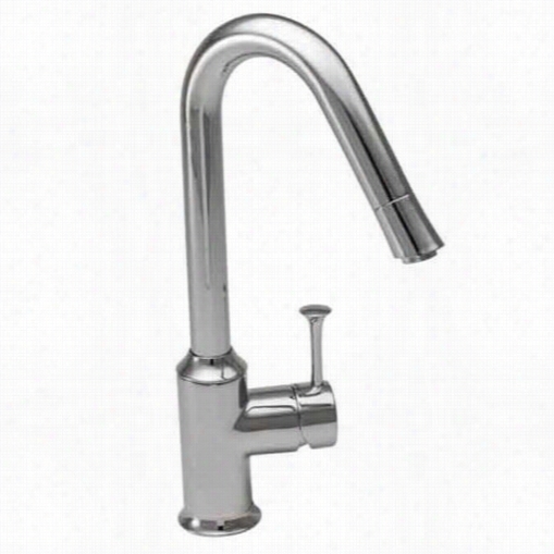 American Standard4332. 310 Pekoe Levsr Handle Pull Downkitchen Faucdt With Hi Flow Spotu