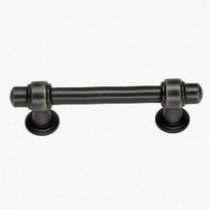 Atlas Homewares 314-vb Bronte 4-1/3"" Pull In Vneetian Bronze