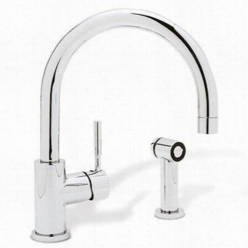 Blanco 44000 Meridian Single Lever Kitchen Faucet With Metal Side Spray