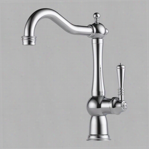 Brizzo 61036lf-pc Tresa Single Handle Kitchen Faucet In Chrome