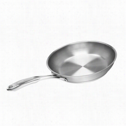 Chantal Slin63-24 Induction 21 Steel Brushed Stainless Tseell 10& Quot;" Uncoated Fry Pan