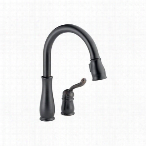 Delta 978-rb-dst Lelamd 1 Handle Pullout Spray Kitchen Faucet In Oi L Rubbed Bronze