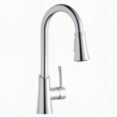 Elkay Lktg303z Epicure Pullout Spray Single Handle Bar Faucet