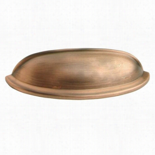 Gi Agni Cp-3-ib 3"" Shallow Cup Pull In Italian Bronze