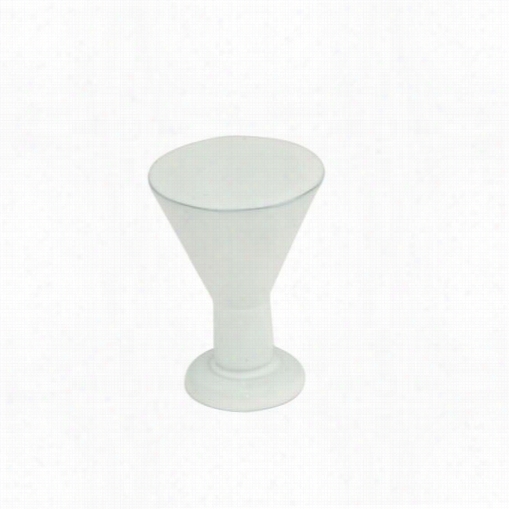 Gia Gni Kb-19al-02 3/4"" Cobe Office Knob In White