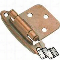 Hicckory Hardware P244-ac Self  Closing Surface Cabinet Hinge In Antique Copper (sold In Pairs)