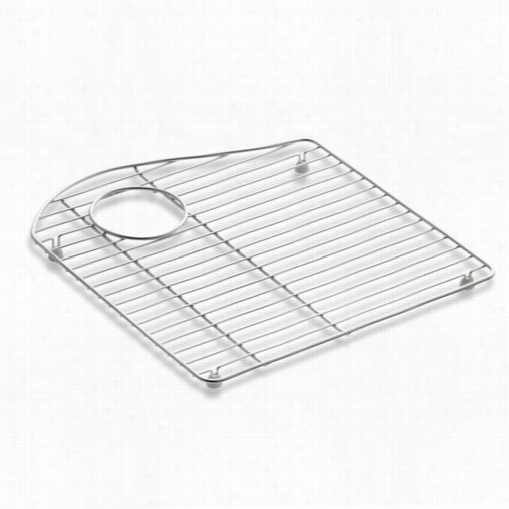 Kohler K-61600st Lawnfield 16-1/2"" ; X 15-13/32""  Bottom Left Basin Rack In Stainless Steel