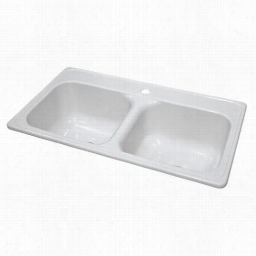 Lyons Industries Dks Manfactured/o Bile Home 1 Hole Acrylic Kitchen Sink