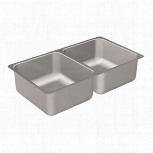 Moen G20210 2000 Series 31-1 /4"&qut;l X 18"&qquot;w X 7-1/2"&quo T;d Undermount Double Basin Kitchen Sink