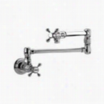 Newport Brass 9481 Traditional Wall Mount Pot Filler With Cro Sss Handls