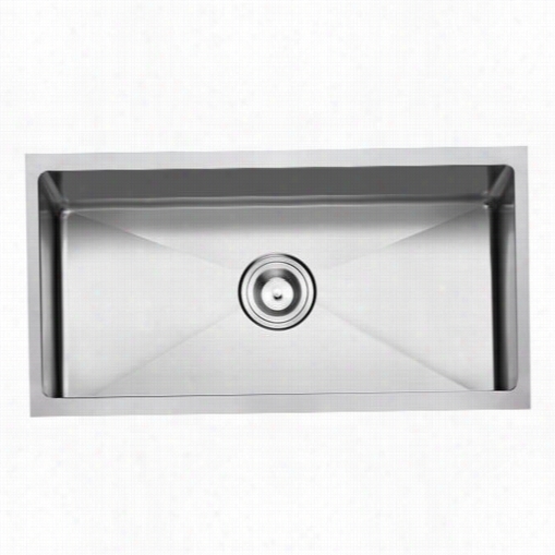 Stufurho Me Nw-3219s 32"" Undermount Single B0wl Kitchen Sink