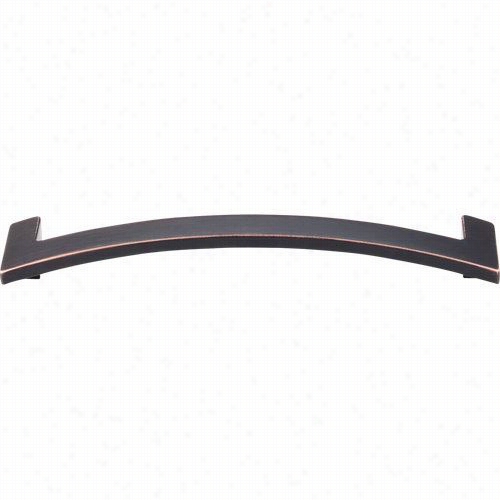 Top Knobbs Tk249tb Euro 5"" Cc Arched Pull In Tuacan Bronze