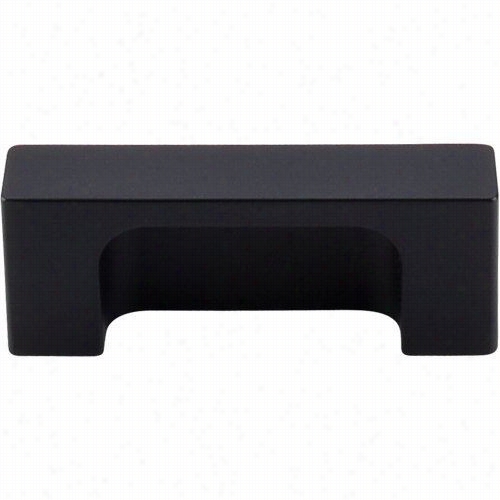 Top Knobs Tk275blk Modern Metro 2"" Cc Tab Pull In Flat Black