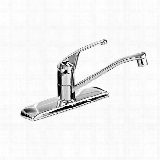 American Support 4175.200f15.002 Colony Particular Handle Kitchen Faucet In C Hroem With Spray