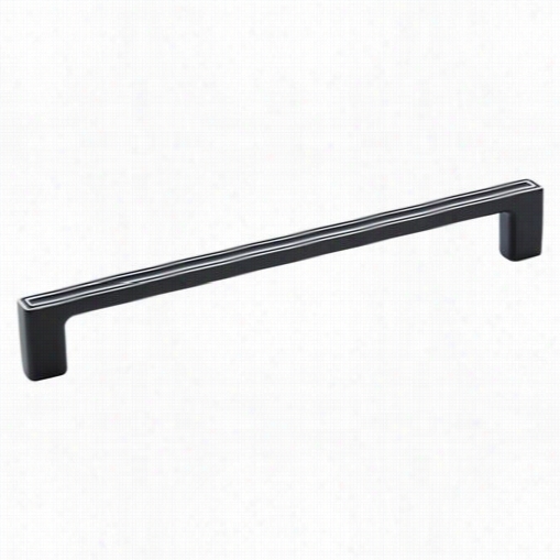 Amerock Bp54 003skb Polara 12&q Uot;" Appliance Pull In Silvered Black