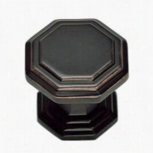 Atlas Homewares 319-vb Dickinson 1-1/4&"" Octagon Knob In Venetian Bronze