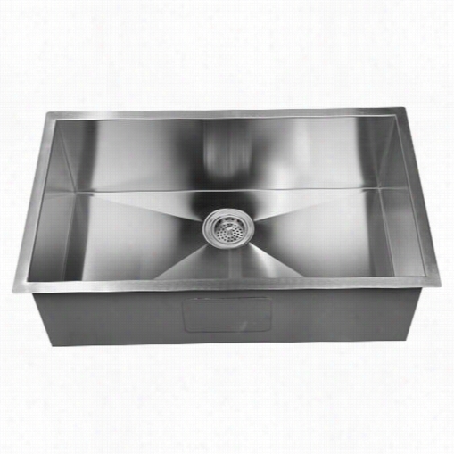 Barclay Ksssb2150-ss Ellison 30"" Single Bowl Undermlunt Kitchen Sink