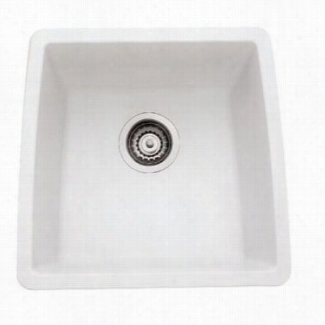 Blanco 440081  Pedforma White Particular Bowl Silgranit Undermount Kitchen Sink