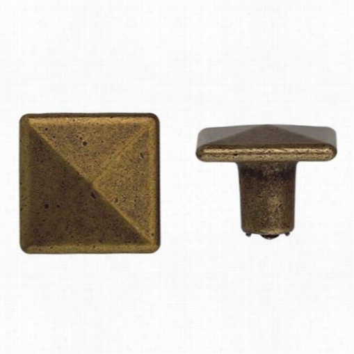 Elegant Hardware 100565 1"&quof; X 1"&qot; Square Knob