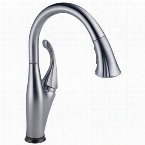 Delta 9192t Addison Single Deal With Pull-down Kitchen Faucet With Touch2o(r) Technology