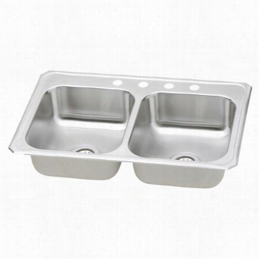 Elkqy Cr3321 Celebriyt  Duplicate Bowl Sink