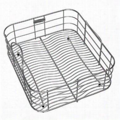 Elkay Lkwrb1416ss Rectangular Rinsing Basket In Stainless Steel For 14"" Sinks