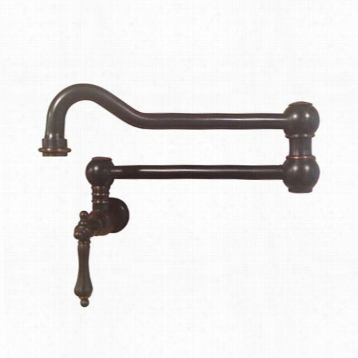 Giagni Kp T100-vb Bracchiano Traditional Pot Filler In Vintage Bronze