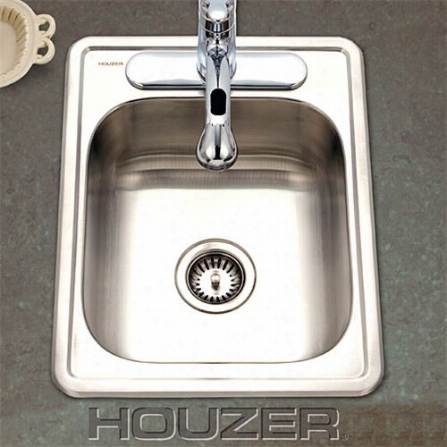Houzer 172z-7bs-1 Hospitality Stainles S Steel Topmount Large Sink