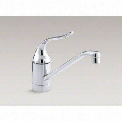 Kohler K-15175-f Coralais 1 Hole Kitchen Faucet With 8-1/22"" Spout And Lever Handle