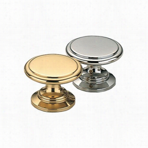 Omnia 9160/40 1-9/16"" Solid Brass Knob