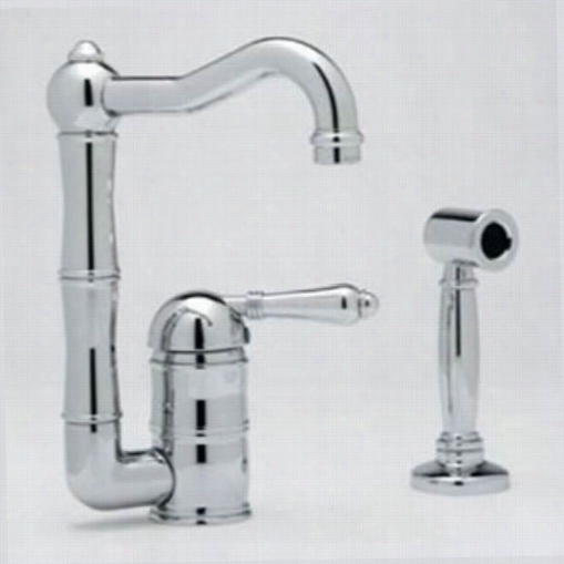 Rohl A3608-6.5ws Native Land Choose Lever Bar Faucet With Handspray