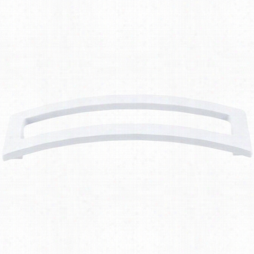 Top Knobs Tk247wht Euro 5"" Cc Open Arhc Ppull In White