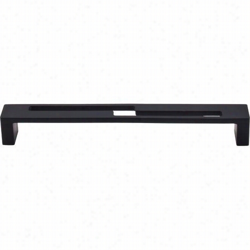 Top Knobs Tk255blk Modern Metro 7"" Cc Z Pull In Flat Black