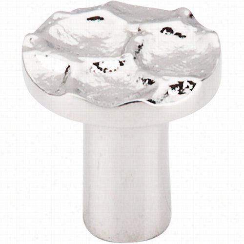 Top Knobs Tk295pn Cobblestone Small Round Knob In Polished Nickel